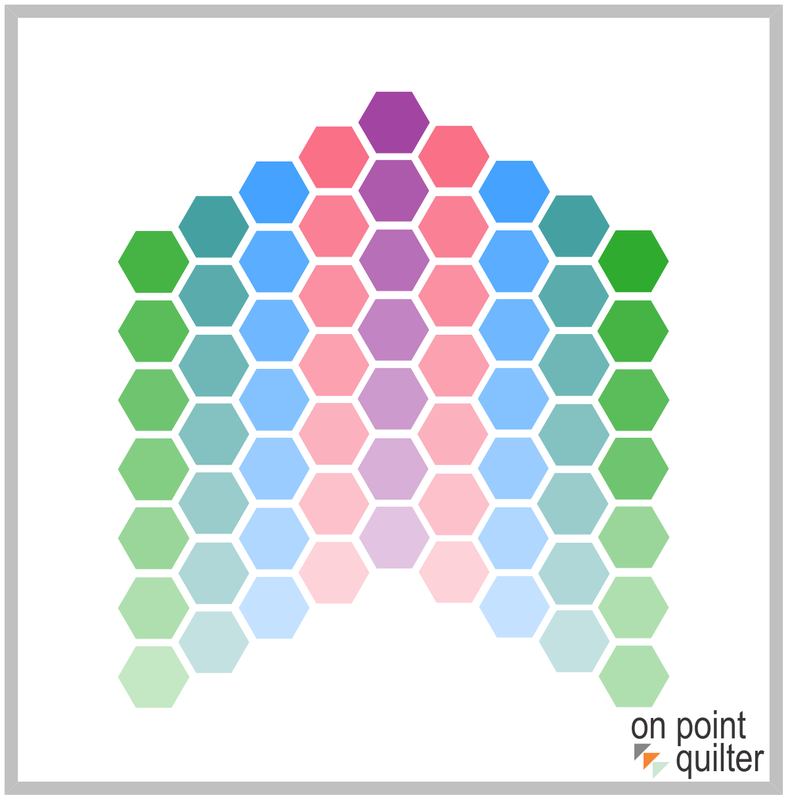 Hexagon Quilt Block - Printable Hexagon Quilt Template